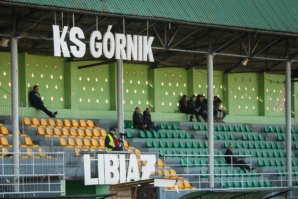 Fans watching a football game in Polish fourth division. The attendance at games in lower tier of football in Poland rarely exceeds 100 people. Cracow area, Spring 2016. (Photo Paweł Banaś)